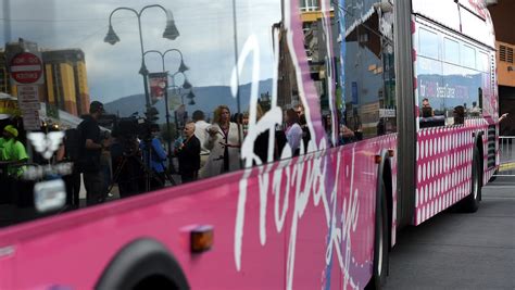 Photos Wrapped Rtc Bus Unveiled To Raise Awareness For Breast Cancer