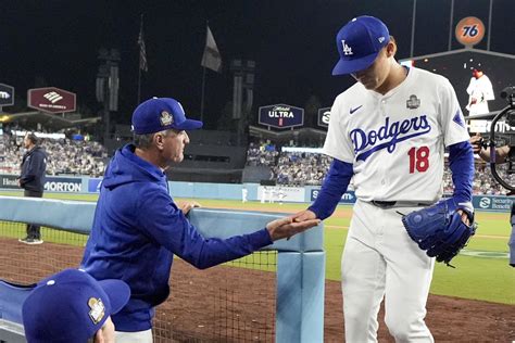 山本由伸、7回途中1失点 07年松坂大輔以来の日本人ws白星へ、勝利投手の権利得て降板 Mlb写真ニュース 日刊スポーツ