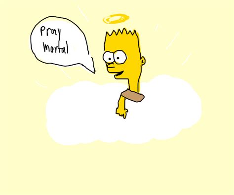 Bart Digging Into A Lawn Drawception