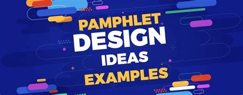 Pamphlet Design Ideas Examples