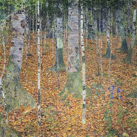 Birch Forest Gustav Klimt Klimt Art Klimt