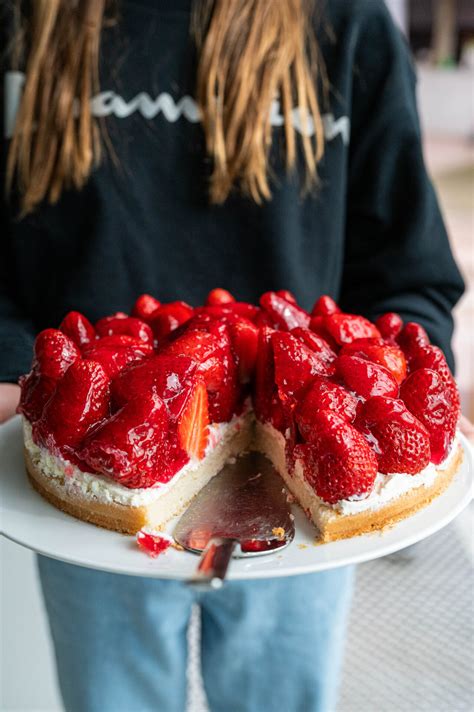 Omas Erdbeerkuchen Rezept Mit Quarkcreme Einfach Lecker