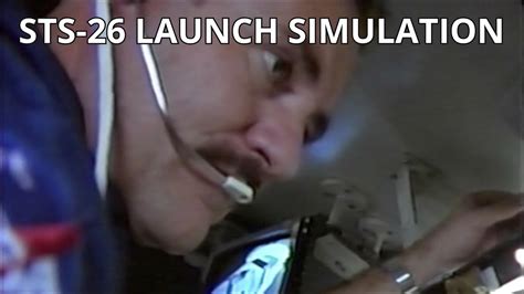 STS 26 Discovery Space Shuttle Launch Simulation Prepping For Return