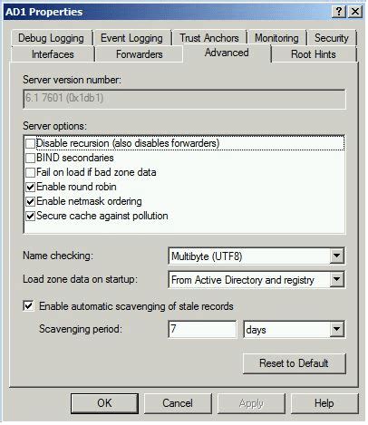 Dns Scavenging In Active Directory Settings And Configuration Hot Sex