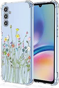 Xinyexin Clear Case For Samsung Galaxy A S Flowers Floral Pattern