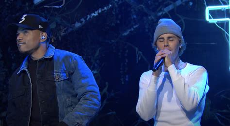 See Justin Bieber Bring Out Chance The Rapper For Holy On Snl