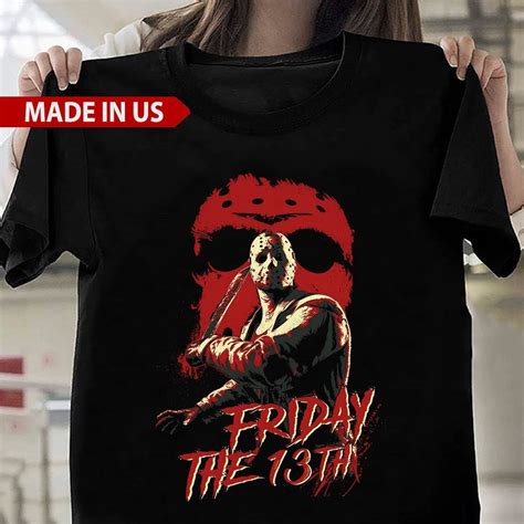 Jason Voorhees Friday The 13th Horror Movie T Shirt