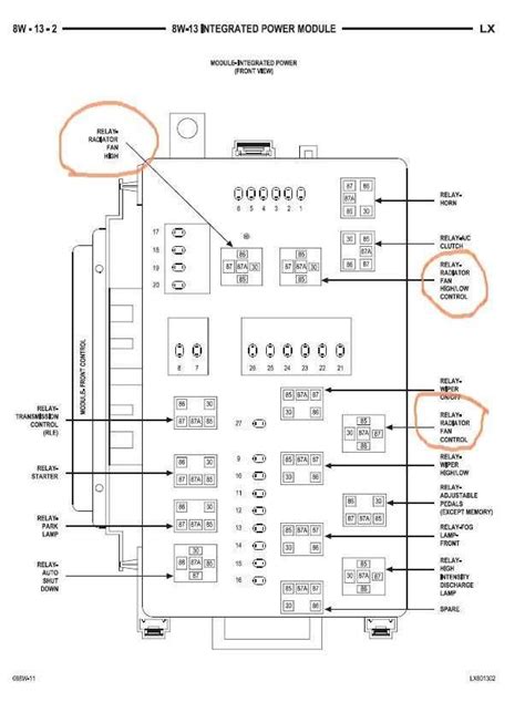 Wiring Diagram for 2007 Dodge Ram TIPM