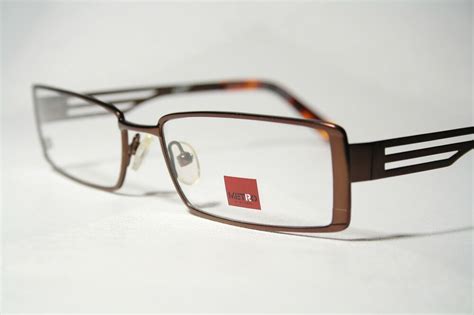 Manly Unworn Metro Mod Adrian Rectangular Dark Copper Glasses