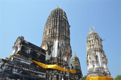 Ancient Buddhist Temples Under Clear SkyFree Stock Photo