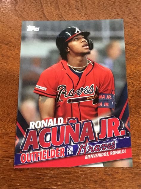 Topps Updates You Pick Ronald Acuna Jr Highlights Tra Thru Tra