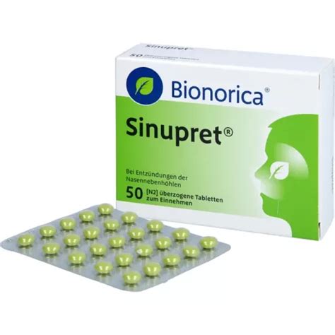 Sinupret Tablets Count Natural Relief For Inflamed Sinuses