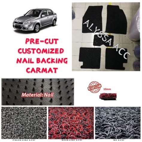 Proton Saga Blm Flx Customized Car Coil Floor Mat Carpet