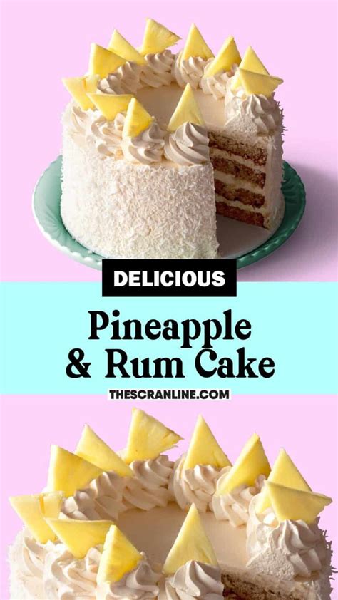 Pineapple And Rum Cake The Scran Line