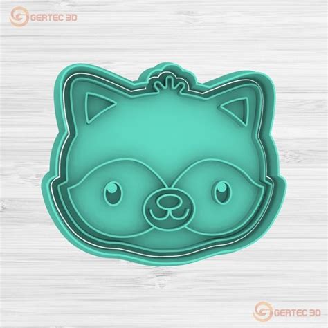 MAPACHE CARITA Cortante Stamp Comprar En GERTEC3D