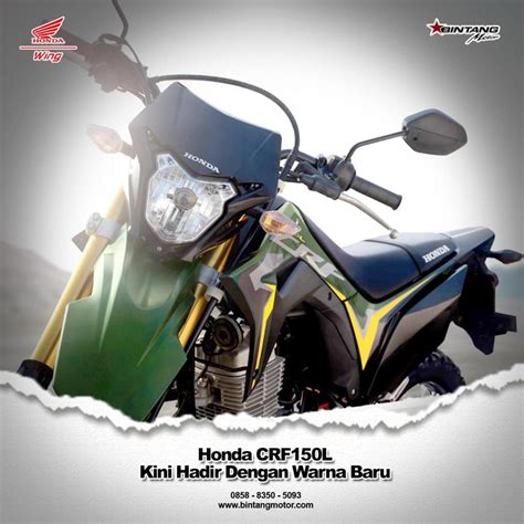 Honda Crf150l Kini Hadir Dengan Warna Baru Honda Bintang Motor