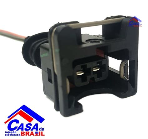 Conector Chicote Bico Injetor Sensor Temp Atuador Vias