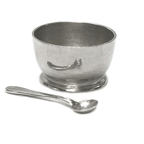 Small Salt Cellar (with spoon) - ASL Pewter