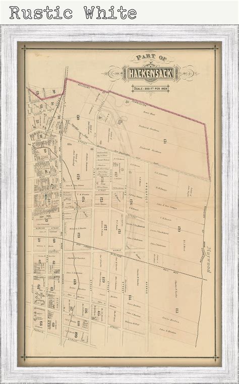 Hackensack New Jersey 1876 Replica Or Genuine Original Etsy