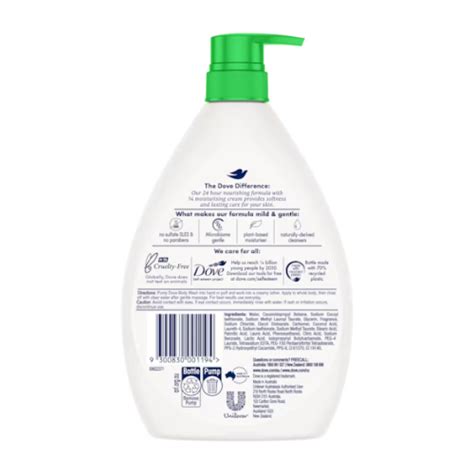 Dove Go Fresh Touch Nourishing Cucumber And Green Tea Body Wash 1l