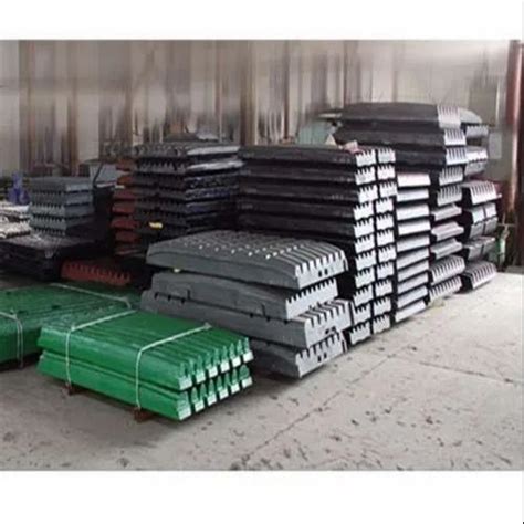 Manganese Steel Jaw Crusher Plate Manganese Steel Jaw Plates