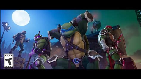 Fortnite X Ninja Turtles Trailer Youtube