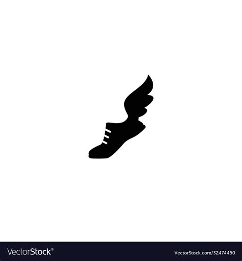 Running Shoe With Wings