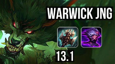 WARWICK Vs EKKO JNG 8 0 3 2 1M Mastery Rank 8 Warwick 600 Games