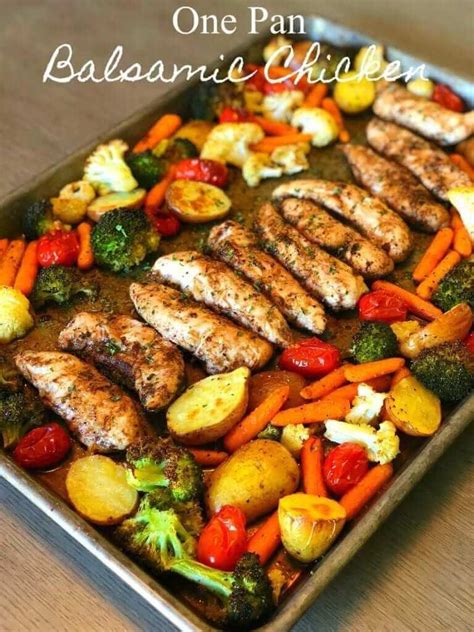 Easy One Pan Balsamic Chicken Lou Lou Girls