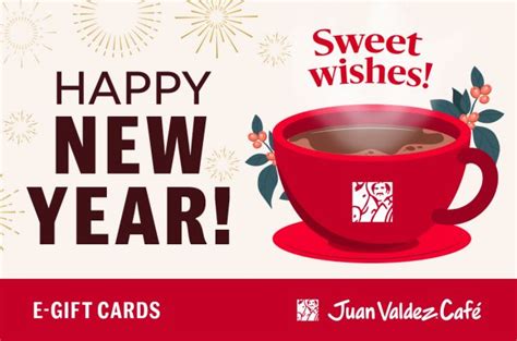 E-Gift Card – Happy New Year - Juan Valdez ® Café Store