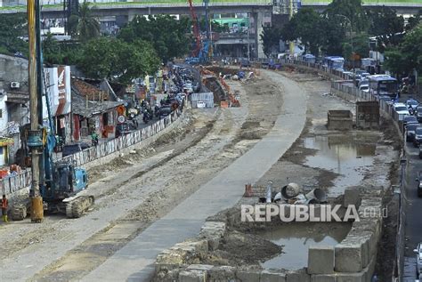 Proyek Pembangunan Underpass Mampang Republika Online