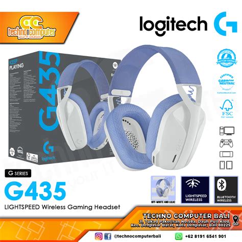 logitech G435 Wireless Gaming Headphone, logitech g435