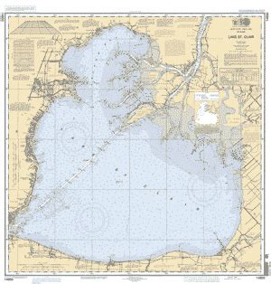 LAKE SAINT CLAIR nautical chart - ΝΟΑΑ Charts - maps