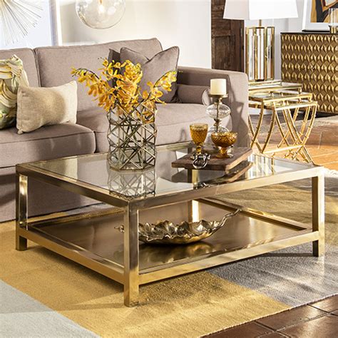 Casa Y Estilo Guatema Muebles Salas Mesa De Centro Gold Liza