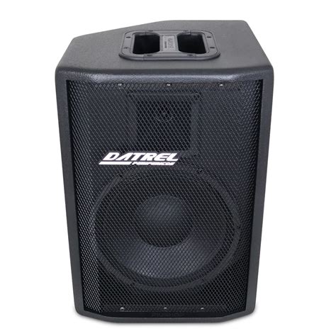 Kit Caixa De Som Ativa E Passiva Datrel Falante 10 400W RMS