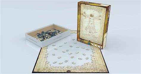 Da Vinci Vitruvian Man Piece Eurographics Jigsaw Puzzle