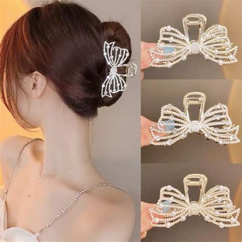 Headwear Korean Style Hair Clip Hair Accessories Hair Crab Clip Bow