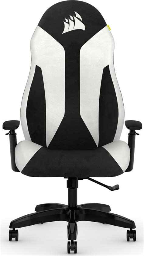 Corsair Cf Ww Tc Fabric Black White Gaming Chair Wootware