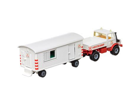 Siku 2519 Mercedes Unimog Mit Bauwagen HEITKAMP OVP TOYCAR SHOP DE