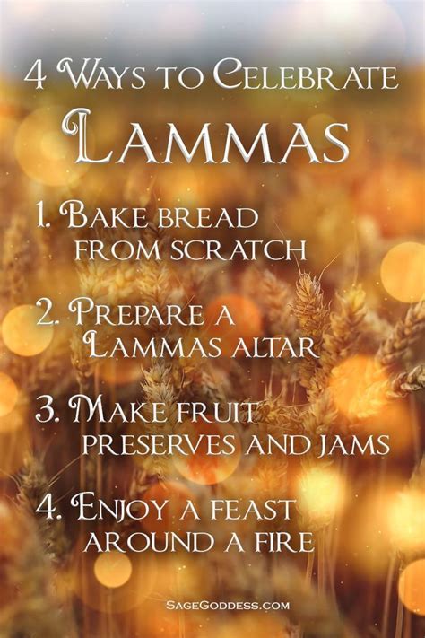 6 Ways To Celebrate Lammas Artofit