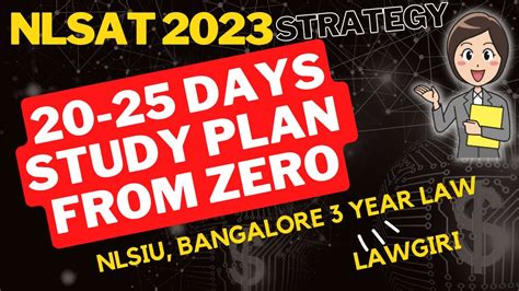 Last Days Nlsat Strategy From Zero Nlsiu Bangalore Year