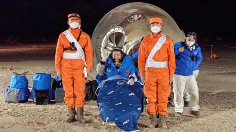 Raumfahrt Chinesische Astronauten Nach Sechs Monaten Zur Ck Auf Erde