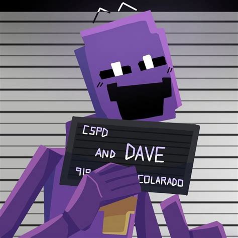 dave!! • | Fnaf, Fnaf funny, Purple guy