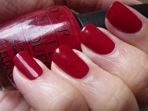 Quarter Of A Cent Cherry Opi Ongles Bout Des Ongles Onglerie