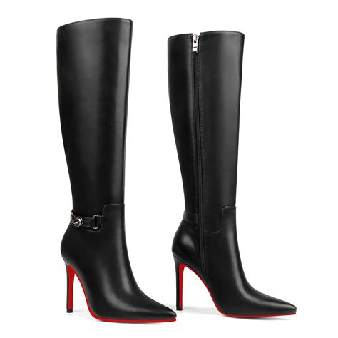 red bottom boots men 8