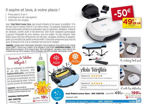 Promo Aspi Robot Laveur Gyro Chez Teleshopping Icatalogue Fr