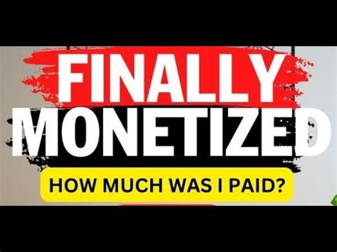 How Much Youtube Paid Me In My St Month Of Being Monetized