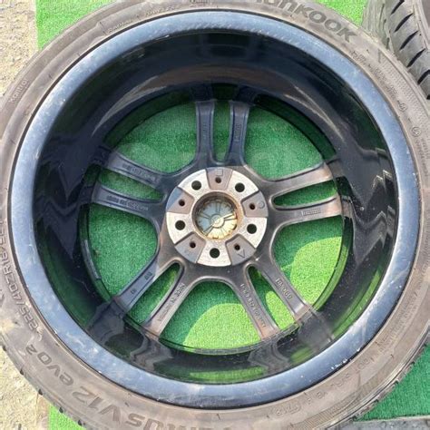 Чёрные разноширы BMW! Original! R18, PCD 5-120 + летние шины, 18", 1 шт ...