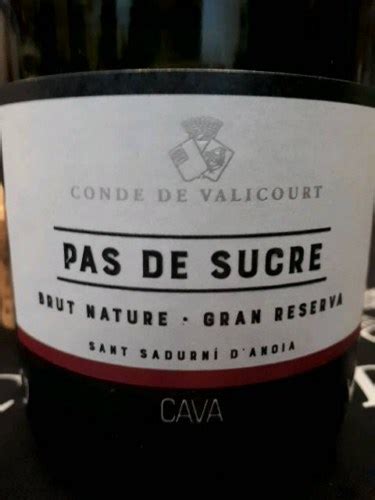 Conde De Valicourt Cava Pas De Sucre Gran Reserva Brut Nature Vivino