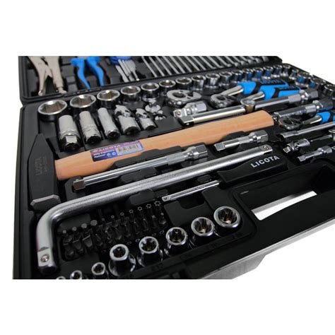 Licota ALK-8022F Набор инструмента 1/4", 3/8", 1/2", 6 и 12 гр. 131 ...